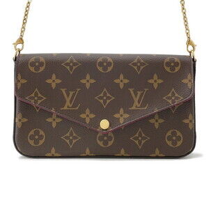 Louis Vuitton Monogram Chain Wallet Pochette Felicie Shoulder Bag